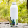 Lightweight 800 ml aluminum bottle with a scenic nature-inspired design. Durable, leak-proof, and perfect for outdoor activities.